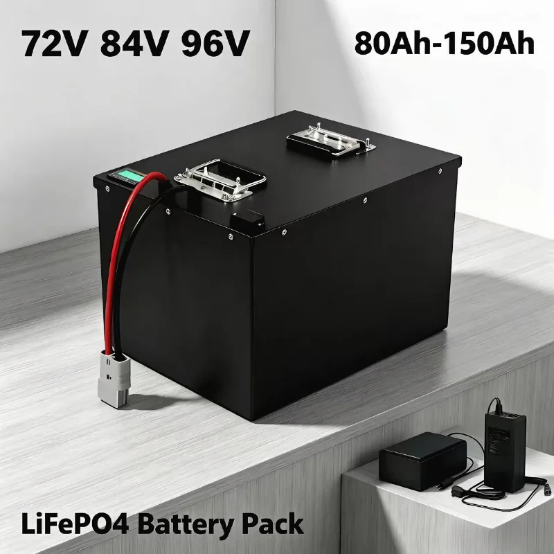 Lifepo4 72V 100Ah Battery Pack Ev - LiFePO4-batterijpakket met ingebouwde BMS, 72V, 84V,